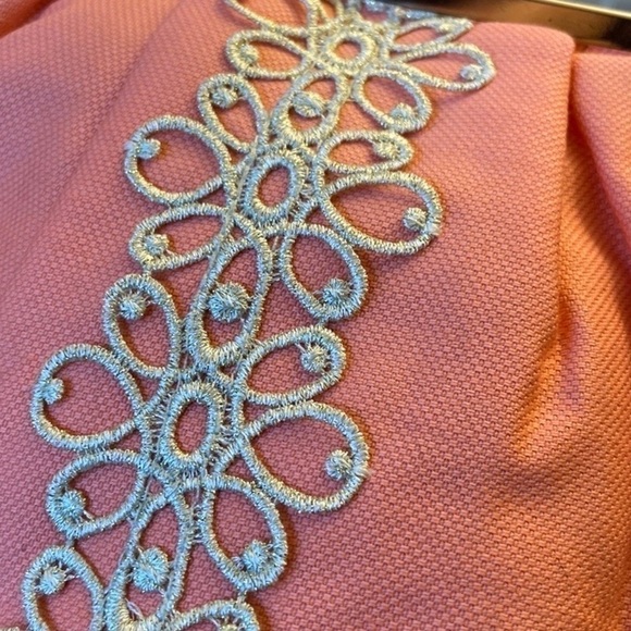 MUDPIE NWT Peach Clutch - Picture 9 of 9